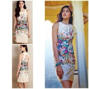 Anthropologie Maeve Tea Garden Floral Sheath Dress in 4